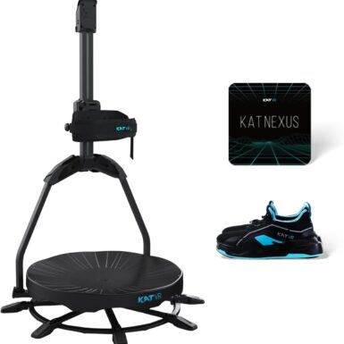 KAT Walk C2 VR Series | 360° Omnidirectional Walking Pad & Accessories for Immersive VR Gaming & Fitness | Compatible with SteamVR, Quest, Oculus | Core | US Size 9.5